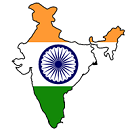 India Map & Flag